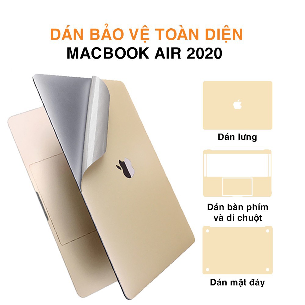 Dán Macbook Air 2020/ Macbook Air 13.3 M1 - 5in1 Chính Hãng JRC - Bảo Vệ Toàn Diện Macbook