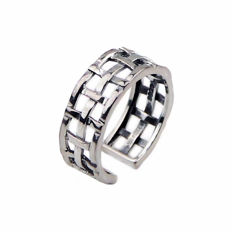 Nhẫn đeo tay kiểu hở phong cách Âu Mỹ cổ điển thời trang