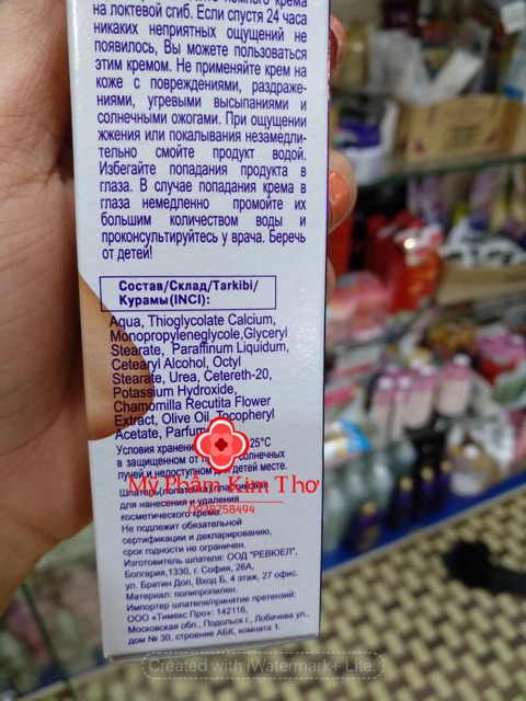 Tẩy Lông Velvet chính hãng Nga chinh hãng | BigBuy360 - bigbuy360.vn