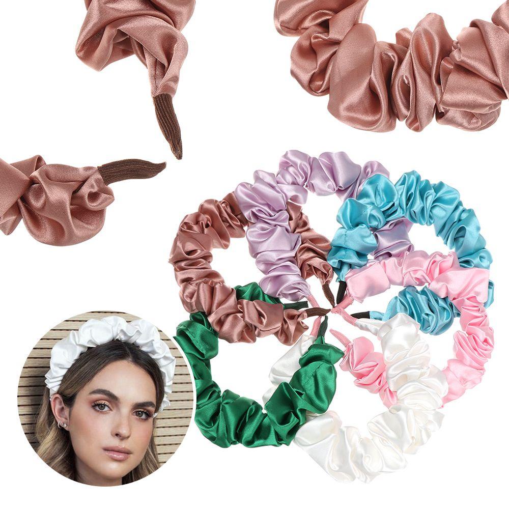 PINEVN Băng Đô Cài Tóc Màu Trơn Phong Cách Retro