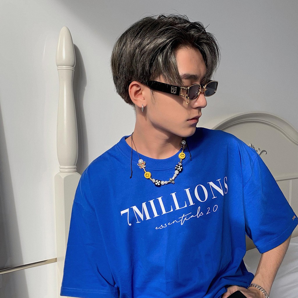 Áo thun 7millions Basic 2.0 Màu xanh Unisex Form oversize