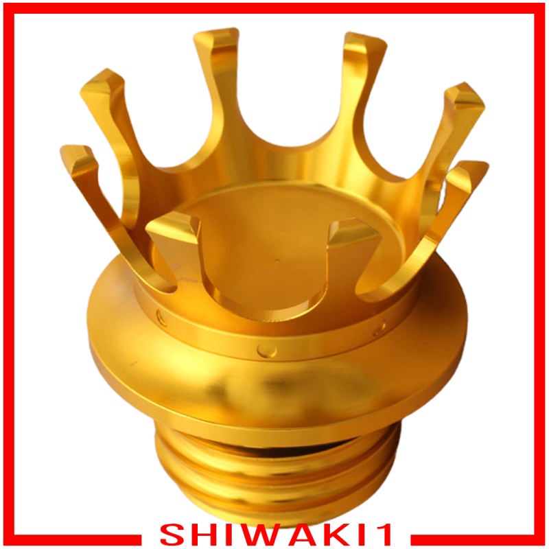 Nắp Bình Xăng Màu Đen Hình Vương Miện Cho Xe Mô Tô Harley Sportster 883 Custom XL883C Shiwaki1