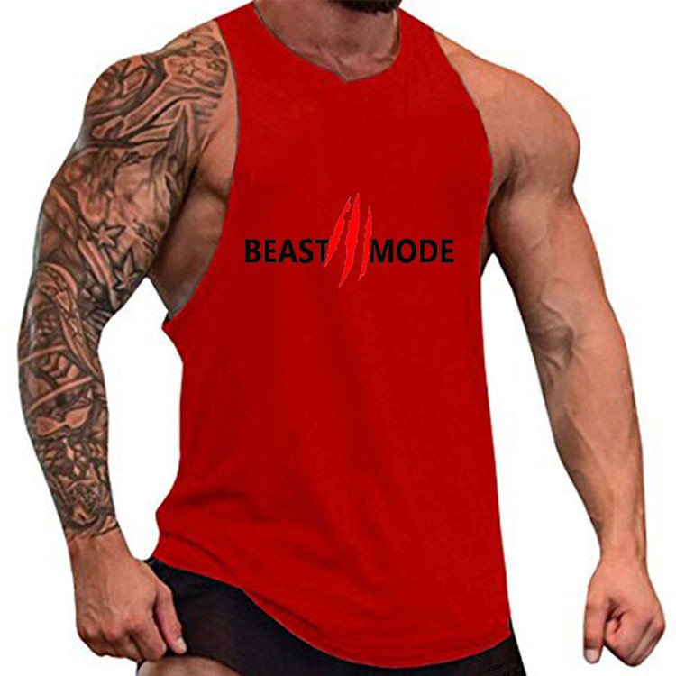 Áo Tập Gym Mùa Hè Mới BEAST MODE -  Áo  Tập Gym 3 Lỗ Vải Cotton cao cấp