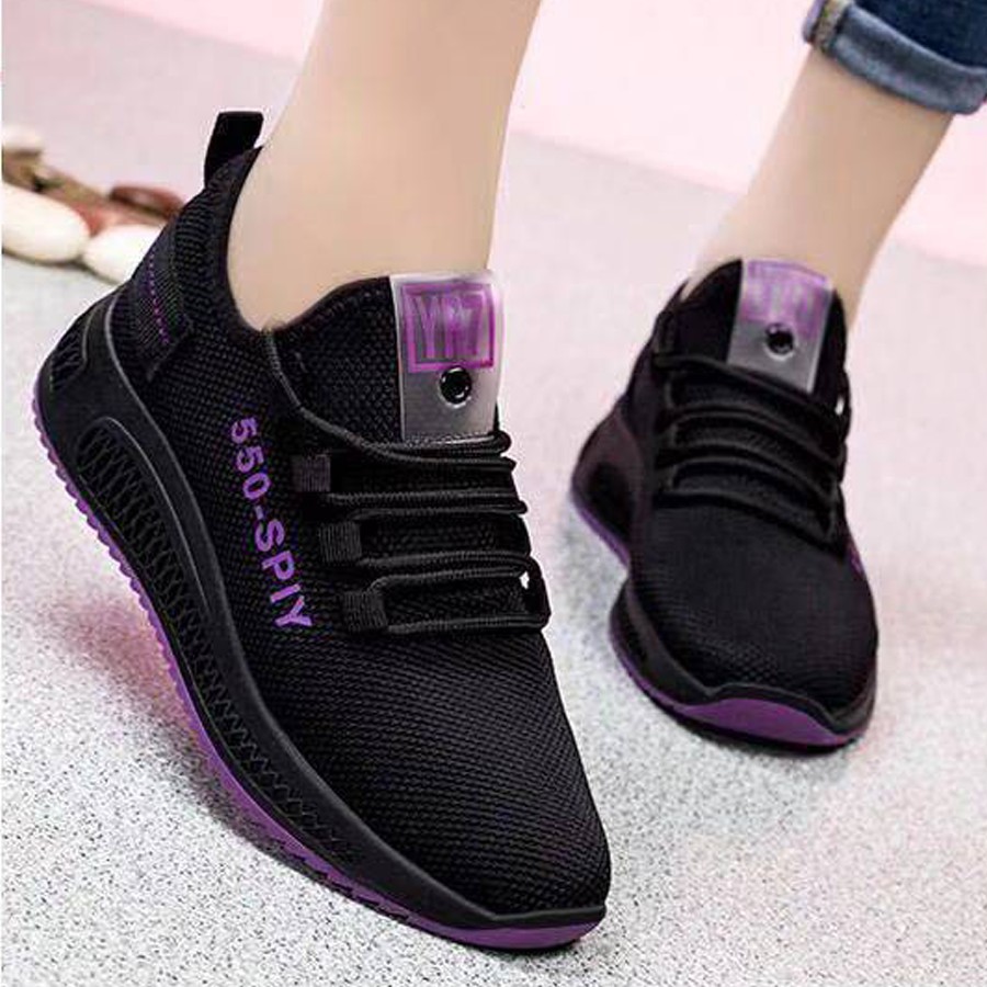 Giày lưới thể thao năng động nam nữ 550 SPIY giày đi chơi, giày tập gym, 2 màu tím đỏ G9 giày thể thao rẻ đẹp bền | BigBuy360 - bigbuy360.vn