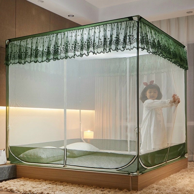 Màn hộp chống rơi, chống đổ; Màn khung đặt giường