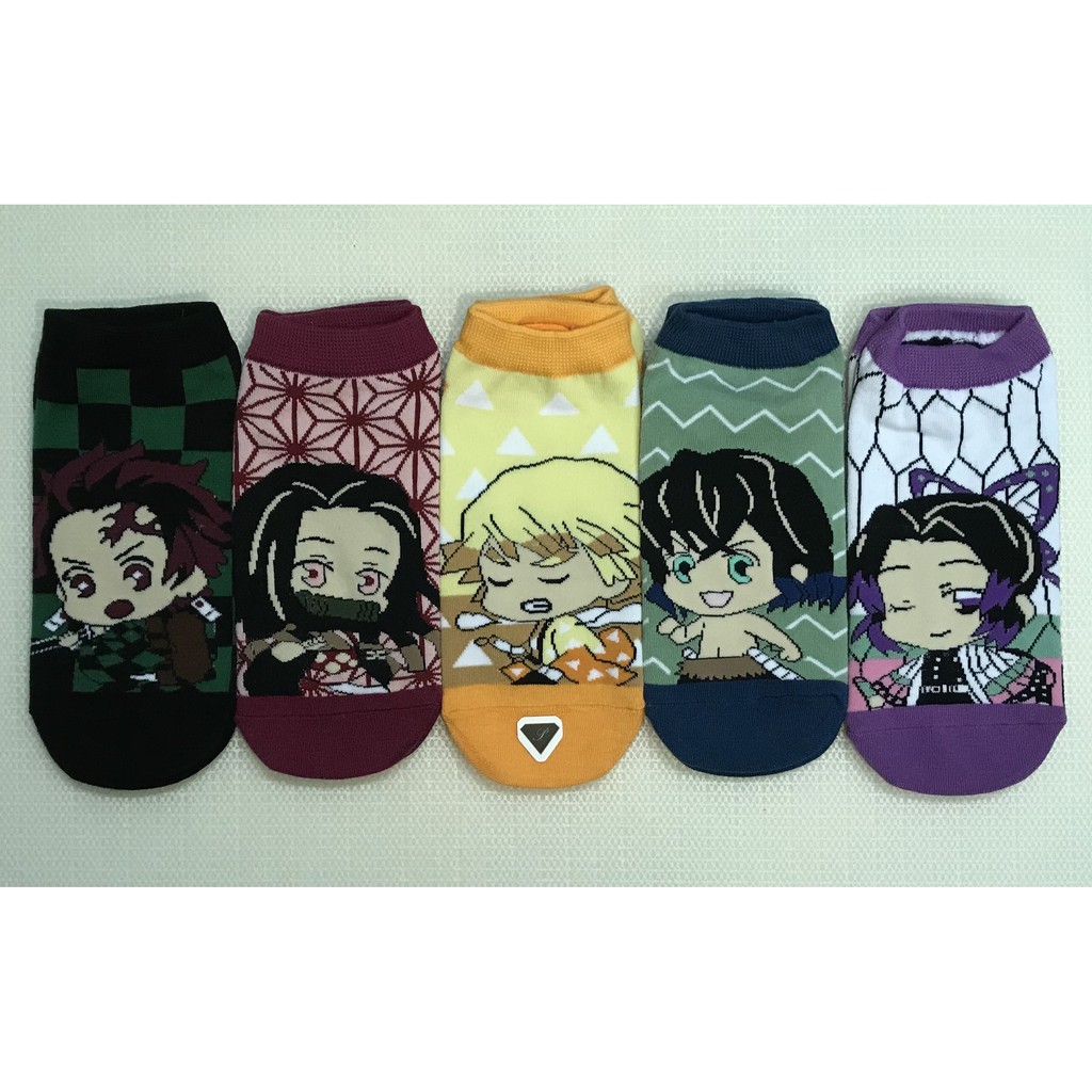OtakuTPstore Tất vớ anime hoạt hình One Piece Kimetsu no Yaiba Demon Slayer Jujutsu Kaisen Harry Potter Snoopy
