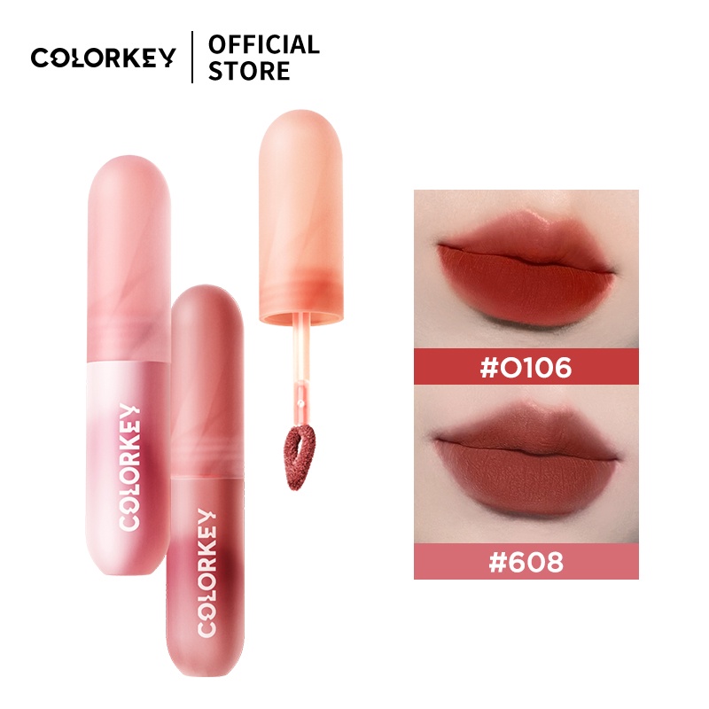 Son Môi Colorkey Lip Mousse Lip Mud Màu Nhung Mờ Xinh Xắn 2g