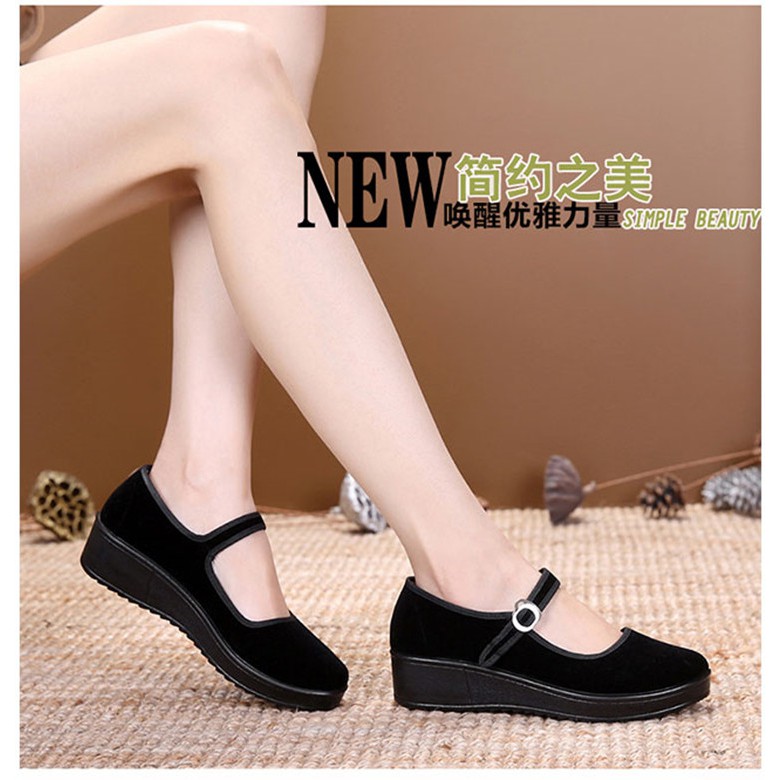 [Order] Giày búp bê nữ có quai đế cao