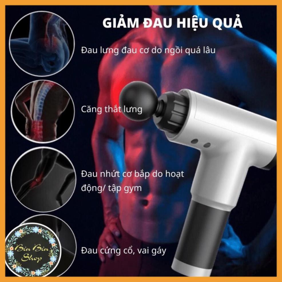 [THANH LÍ] - SÚNG MASSAGE FASCIAL GUN SK-320 Giảm đau mỏi cơ bắp hiệu quả