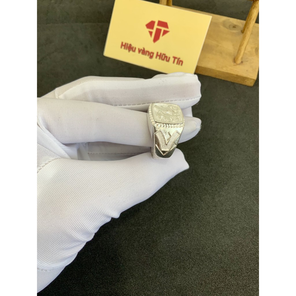 Nhẫn BẠC Nam Nguyên Khối Chữ PHÚC 01
