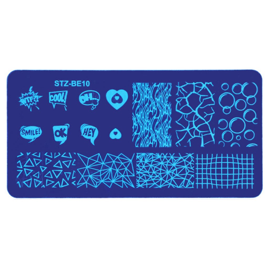 [Hàng mới về] Tấm in họa tiết trang trí móng tay làm đẹp chất lượng cao