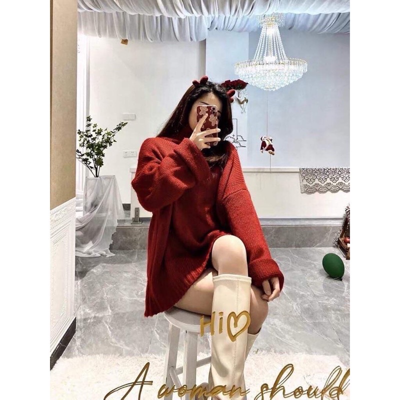 Boot dài da pu 5p kéo khoá | BigBuy360 - bigbuy360.vn