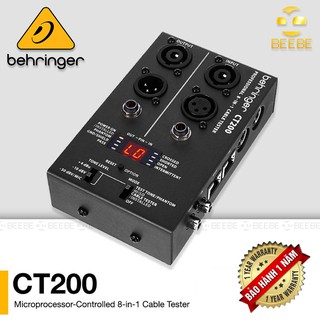 Behringer CT200 - Thiết Bị Kiểm Tra Cáp Tín Hiệu, Test Cho 8 Loại Cáp, Sử Dụng Pin Tiểu AA