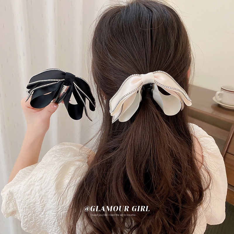 Kẹp Tóc Nơ Ruy Băng Thời Trang Hàn Quốc Cho Nữ