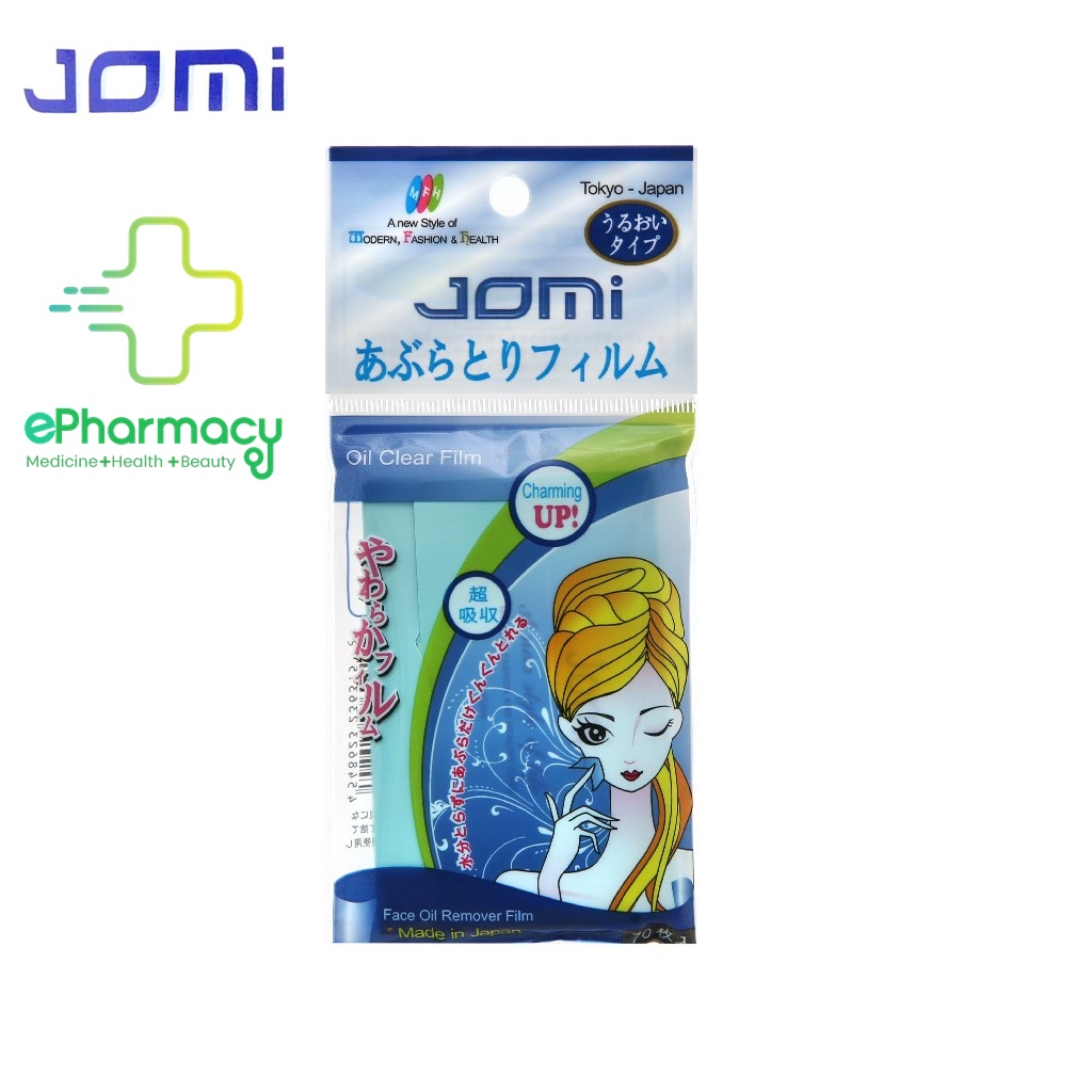 Giấy Thấm Dầu Jomi Oil Clear Film Phim kiểm soát bã nhờn, hỗ trợ ngăn ngừa mụn 70 Tờ | BigBuy360 - bigbuy360.vn