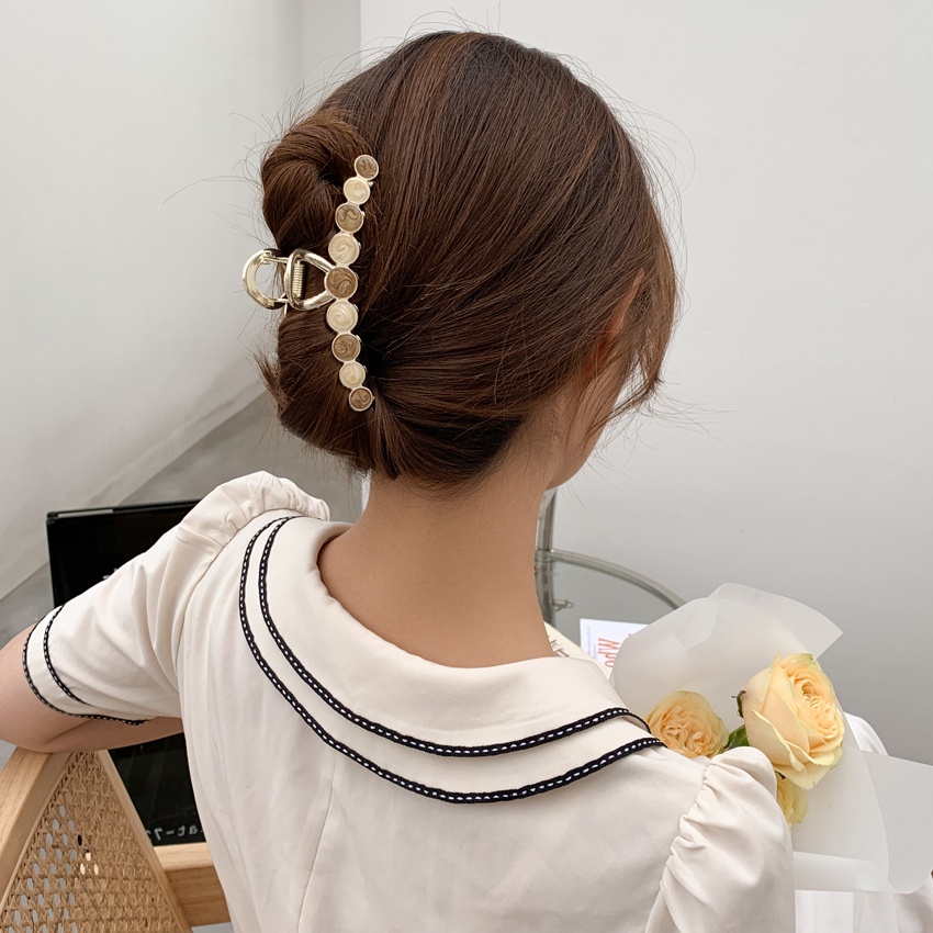 Kẹp tóc kim loại phong cách Hàn Quốc hot trend - Kẹp càng cua cỡ lớn A6038