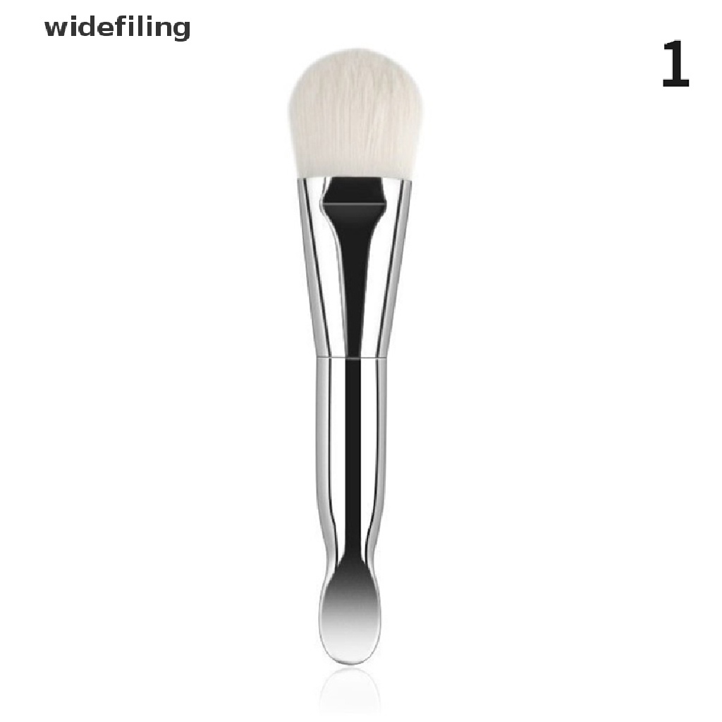 [Hàng mới về] Cọ đắp mặt nạ bùn chăm sóc da mềm mại màu bạc tiện lợi