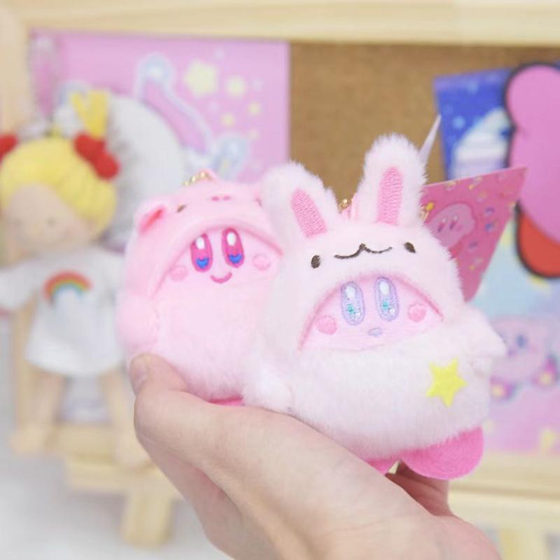 Mới Móc Khóa Hình Thú Nhồi Bông Kirby Dễ Thương