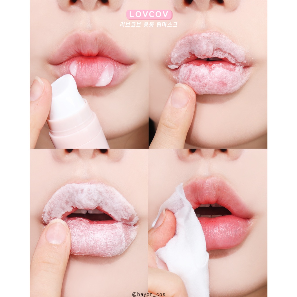 Tẩy Tế Bào Chết, Giảm Thâm Môi Lovcov Bong Bong Lip Mask