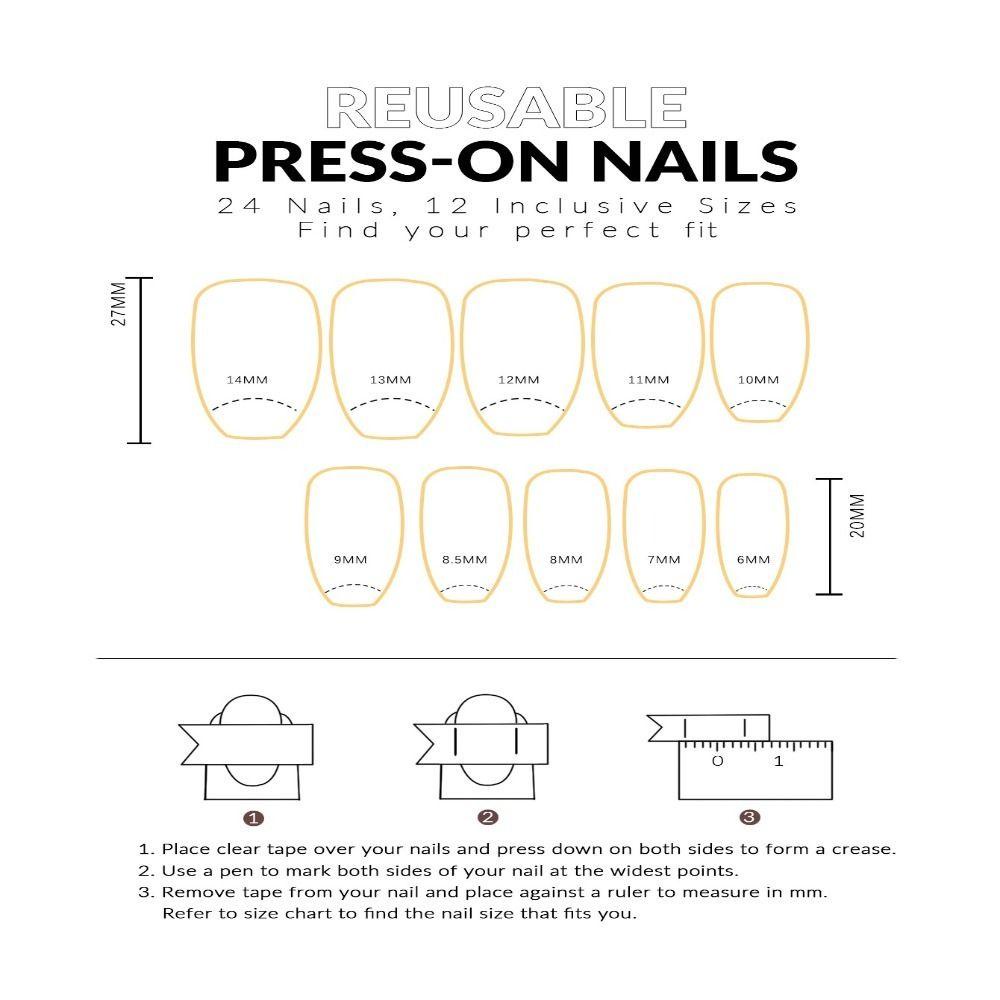 Set 24 Móng Tay Giả Hình Vuông Có Thể Tháo Rời Đính Kim Tuyến Lấp Lánh DIY Che Phủ Toàn Diện