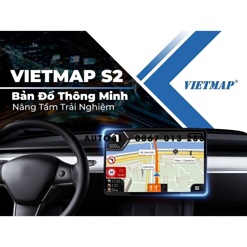 Vietmap S2 Phẩn mềm chỉ đường chuyên dụng cho ô tô