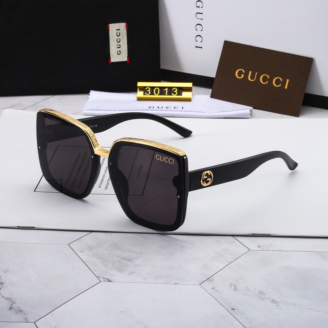 Gucci Kính râm 2021 kính chống tia UV phân cực mới của nam và nữ ...