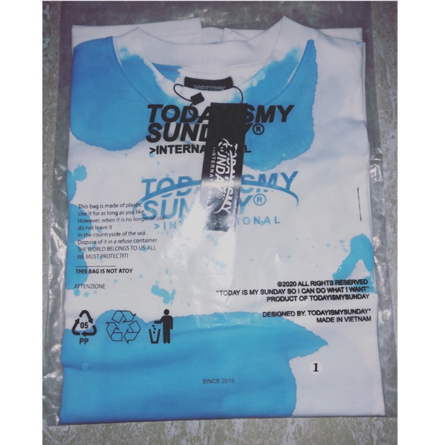 [Áo thun] Tee todayismysunday