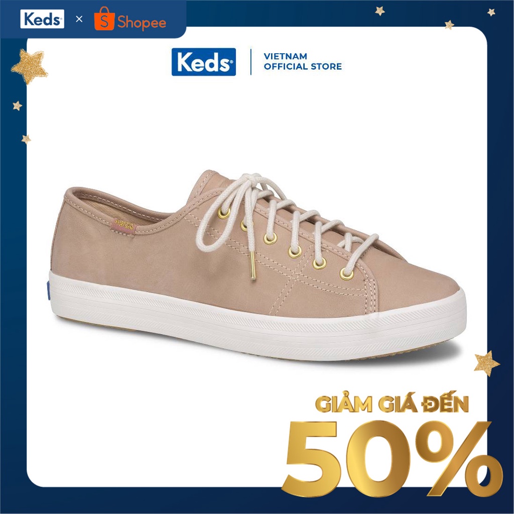 Giày Keds Nữ - Kickstart Leather Natural - KD059037