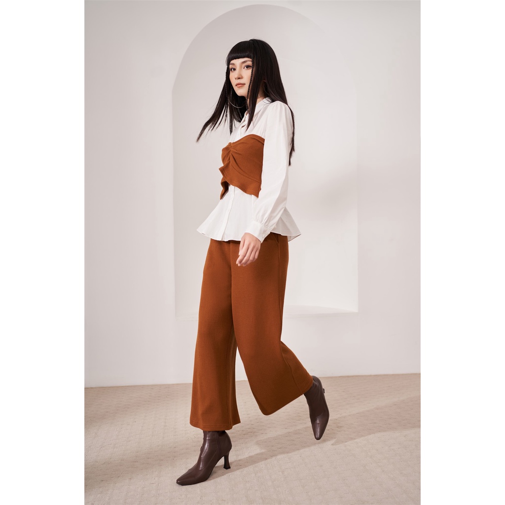 Quần dài len nữ ống rộng LADY ME by Eva de Eva 21AQDO019N