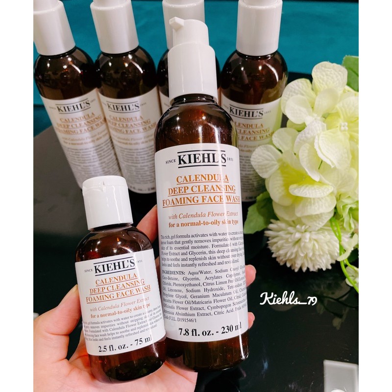 Sữa Rửa Mặt Hoa Cúc Calendula Deep Cleansing Foaming Face Wash Kiehl’s