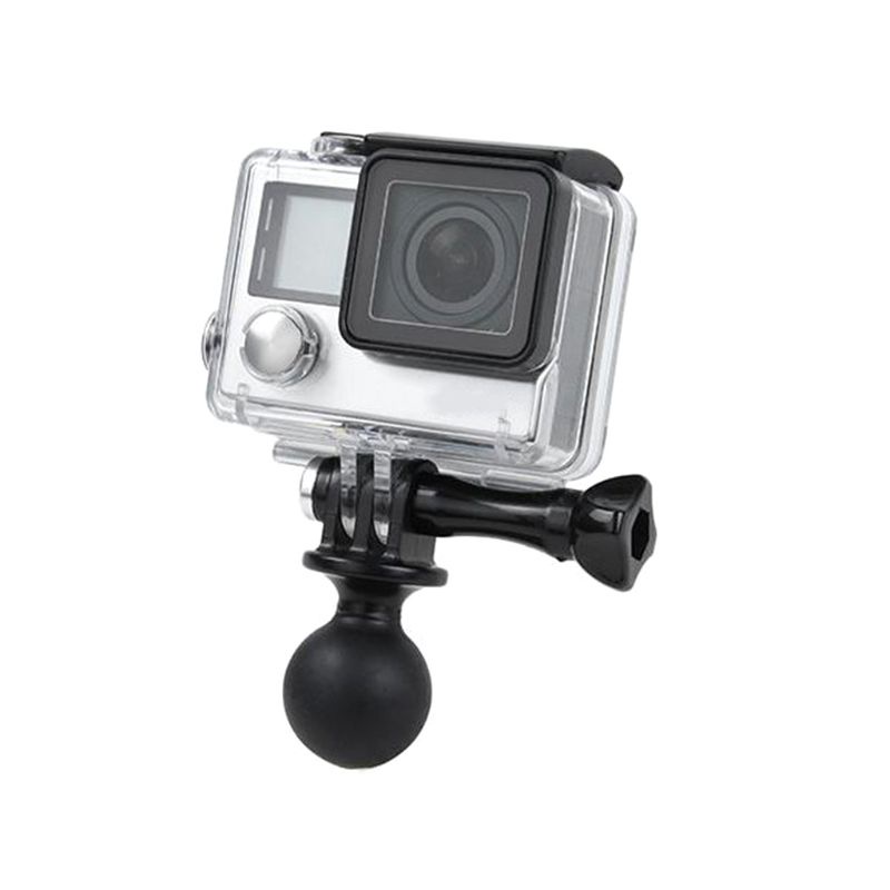 Will Portable 2.5CM Diameter Rubber Ball Head Mount Tripod Base Adapter for Gopro Hero 5/4/3+/3/2/1 Sjcam Xiaomi YI Sport Action Camera Accessories