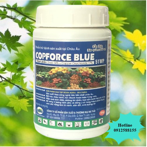 Thuốc trừ bệnh COPFORCE BLUE 51wp gốc cho cây trồng - VTNN Bắc Từ Liêm