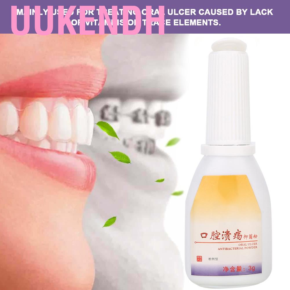 Uukendh Oral Ulcer Sore Relief Powder Mouth Ulcers Antibacterial Treatment Health Care