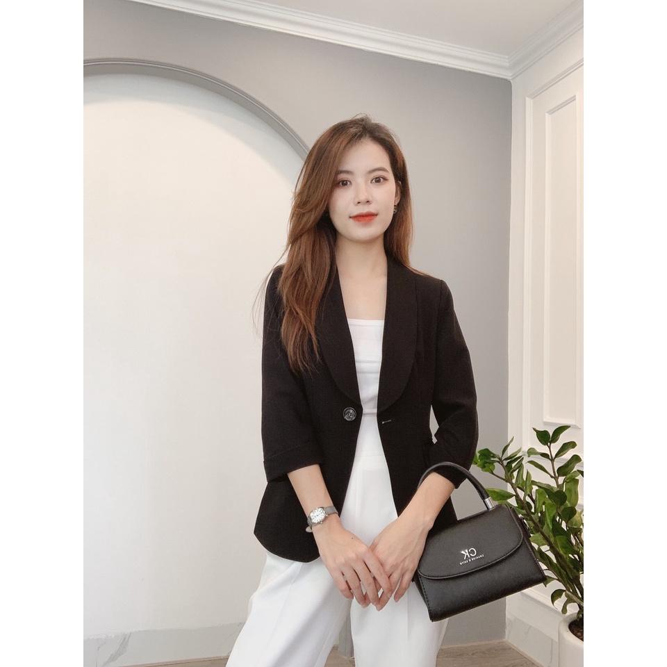 Áo Vest Cao Cấp 2 Lớp Tay Lỡ 1 Cúc - Min House | BigBuy360 - bigbuy360.vn