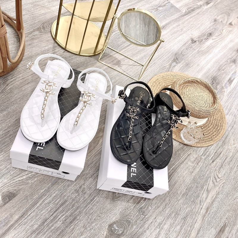 Sandal kẹp ngón CN hoạ tiết dây xích mới