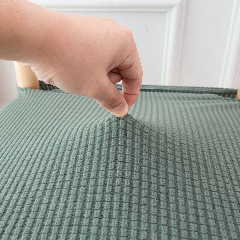 Vỏ Bọc Ghế Co Giãn Màu Trơn Phong Cách Bắc Âu Độc Đáo