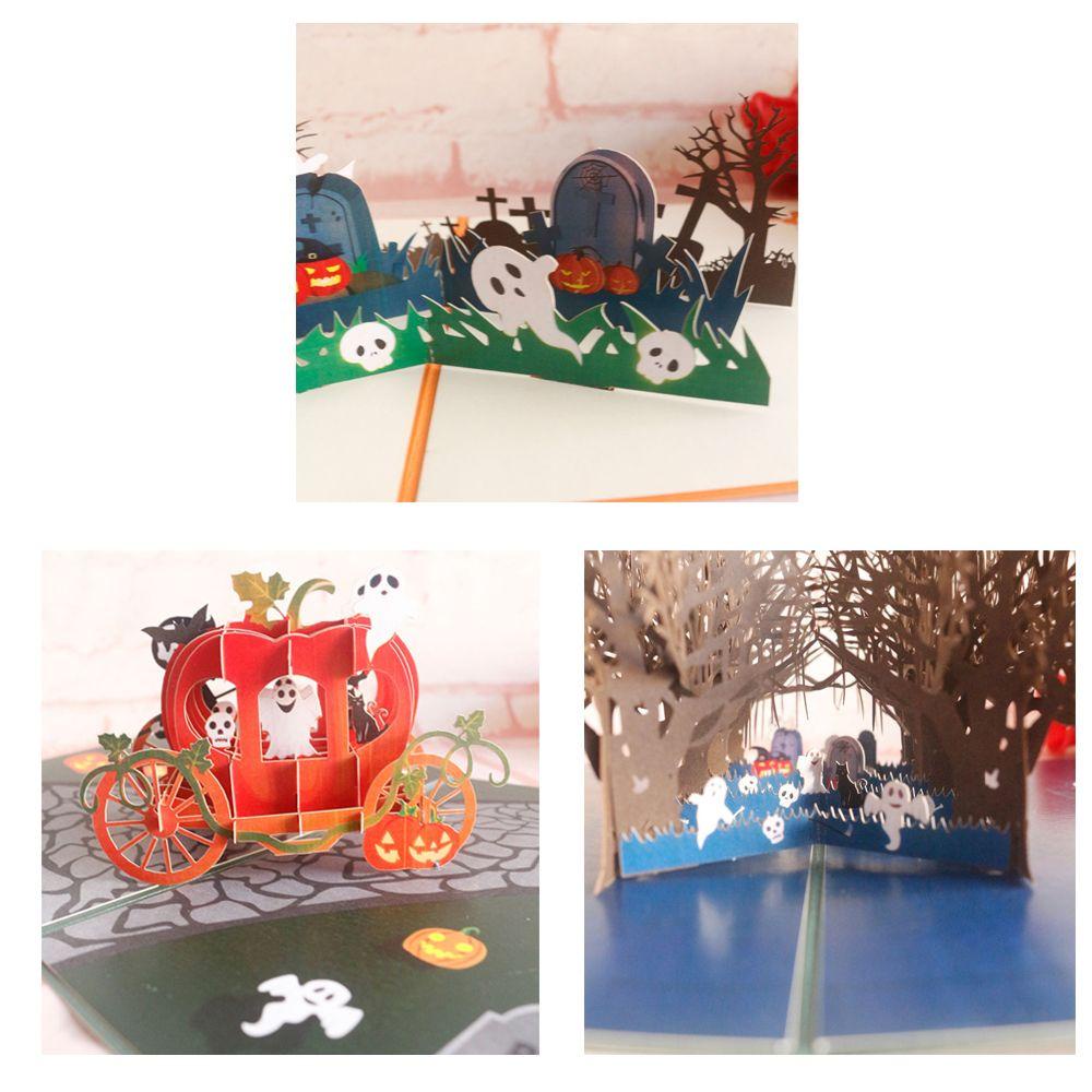 YNATURAL Thiệp Mời Dạng Gập Hình Bí Ngô 3D Độc Đáo