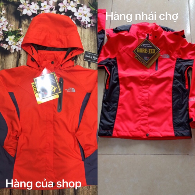 Áo gió 2 lớp Chống nước TNF (Bao check hàng)