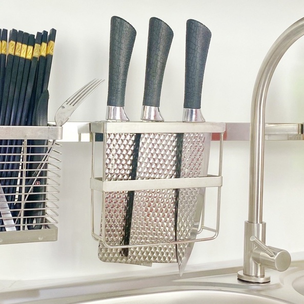 Khay dắt dao inox 304 Foodcom - Made in Việt Nam