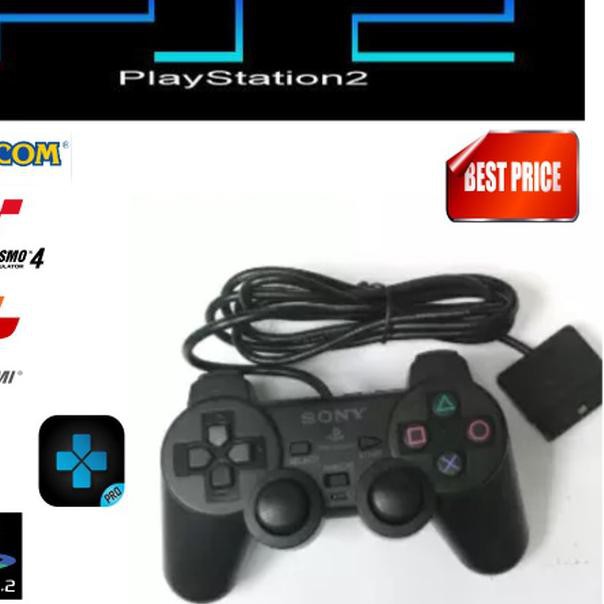 Tay Cầm Chơi Game Ps2 2 Dualshock 2 Đen