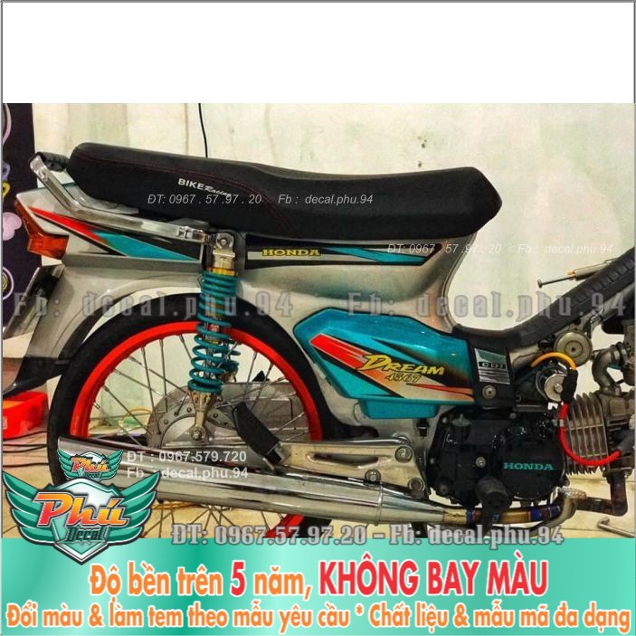 Tem rời Deram Xanh bạc (X) -1