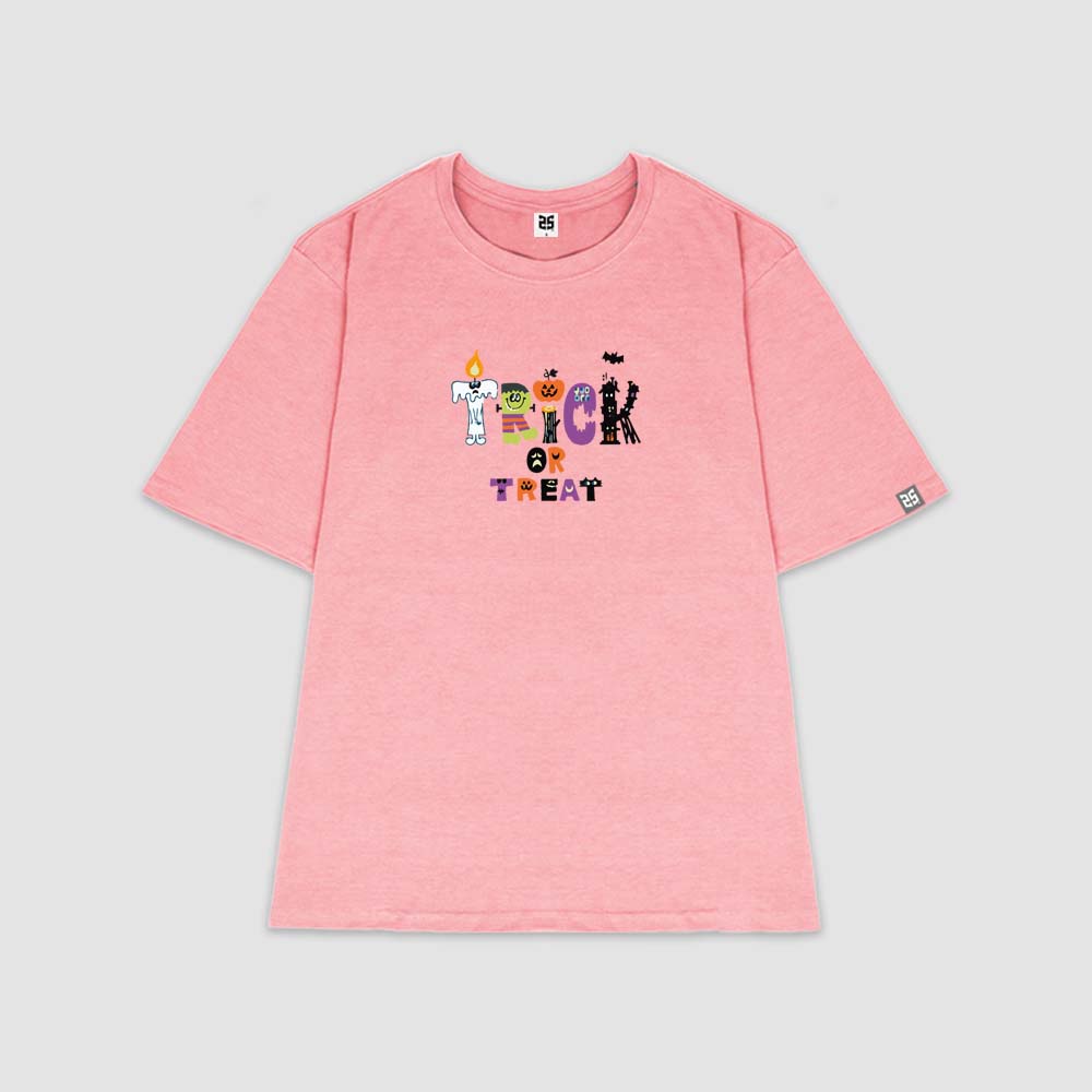 Áo Thun Tay Lỡ Local Brand In Hình Halloween "Trick Or Treat" 2S Official, Áo Phông Nam Unisex TV5002