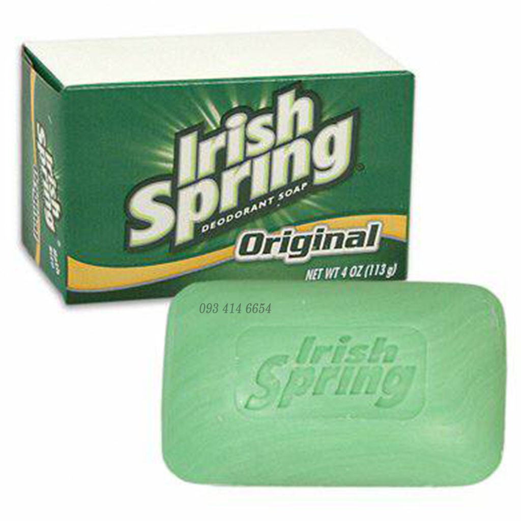 XÀ BÔNG CỤC IRISH SPRING ORIGINAL USA MỸ - LOẠI 3 CỤC 104GR | BigBuy360 - bigbuy360.vn