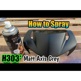Sơn xịt Samurai màu Đen ánh kim Mờ - H303 (400 ml)