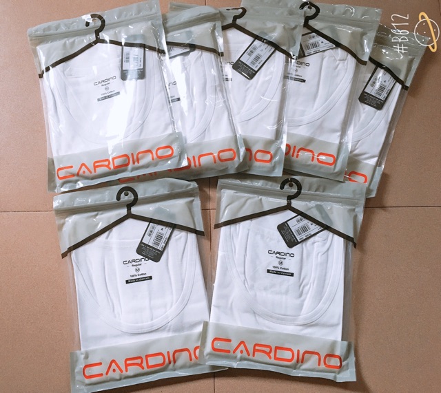 Áo ba lỗ , áo cộc tay nam CARDINO chính hãng 100% cottong ( ảnh thật)