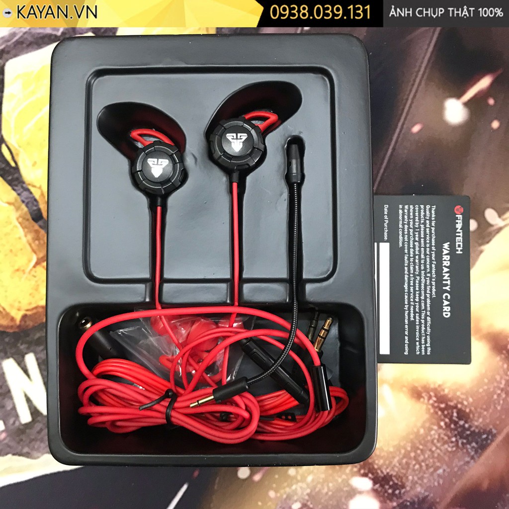 [Mã 2404EL10K giảm 10K đơn 20K] Tai nghe Gaming Fantech EG1 nhét tai có bass