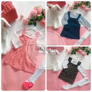 [NGÔ KHOAI] ❤ Set yếm rời 3 món cho bé gái hiệu Carter xuất xịn