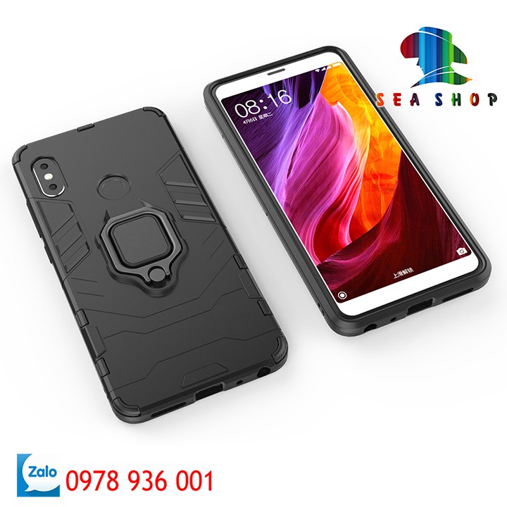 [TẶNG CƯỜNG LỰC]Ốp Xiaomi Mi 8 SE - BATMAN / IRON MAN iRing chống sốc