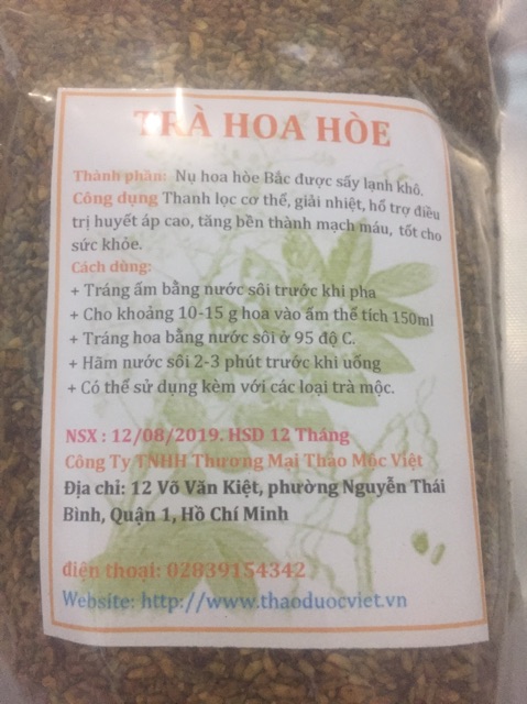 500g trà hoa hòe Nghệ An - ổn định huyết áp