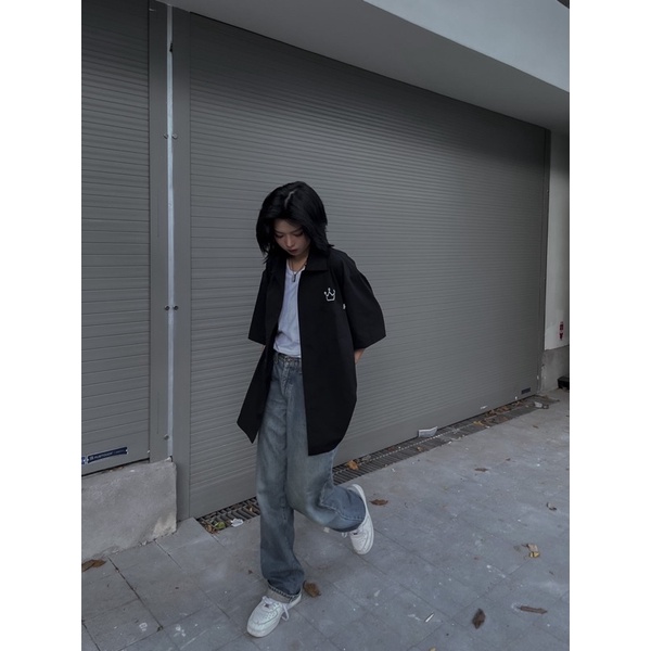 ÁO SƠ MI TAY CỘC 1 TÚI NGỰC THÊU LOGO ( BRO SHIRT ) | BigBuy360 - bigbuy360.vn